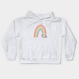 After every storm comes a rainbow Kids Hoodie